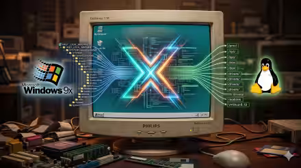 WSL9x: un kernel Linux dentro Windows 9x, senza virtualizzazione (aggiornato: 23 aprile 2026, ore 10:57)