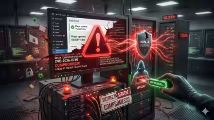 Vulnerabilità grave in Ninja Forms - File Uploads (plugin WordPress): 50.000 siti sono in pericolo (aggiornato: 8 aprile 2026, ore 10:06)