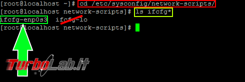 Abilitare accesso Internet interfaccia rete (eth0) CentOS 7