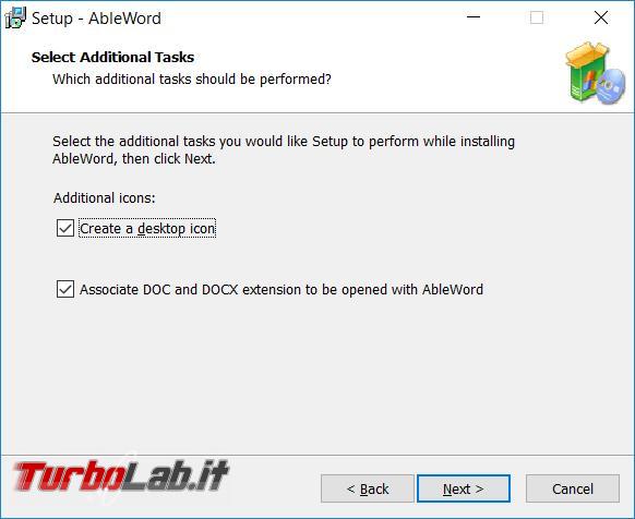 AbleWord permette modificare file PDF