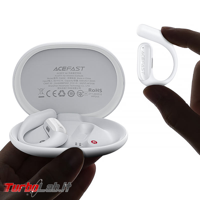 ACEFAST AceFit Air: nuovi auricolari &quot;open ear&quot; preferiti (recensione, prova, impressioni d'uso)