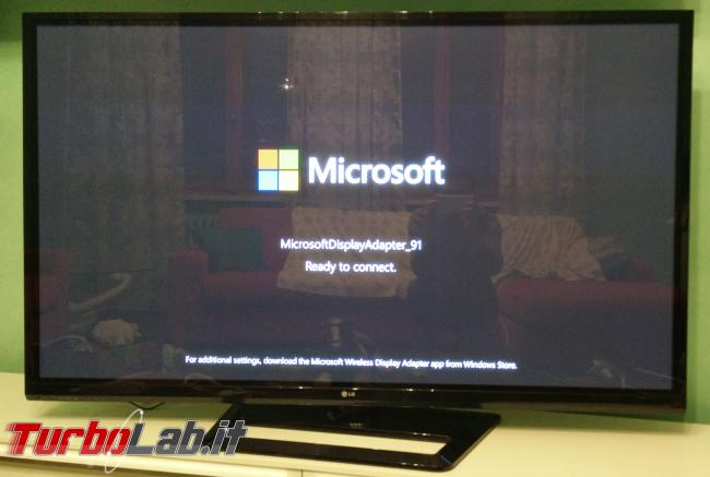 Adattatore Miracast TV: prova recensione Microsoft Wireless Display Adapter - IMG_20141213_182700