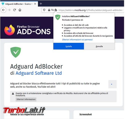 Adguard, recensione prova: estensione block bloccare pubblicità (Chrome/Firefox)