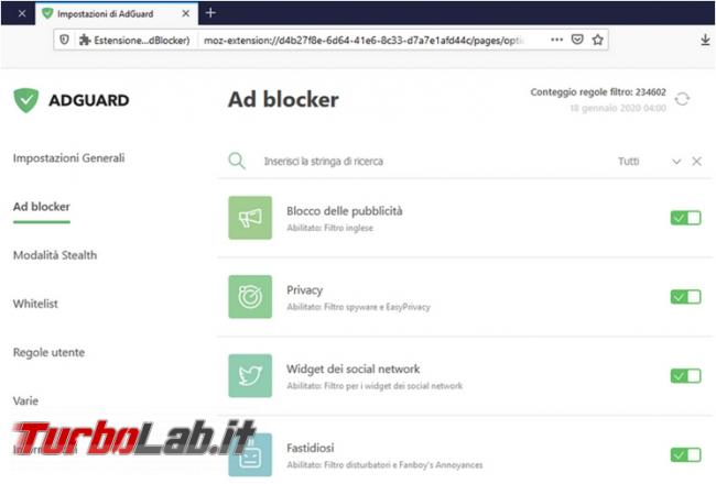 Adguard, recensione prova: estensione block bloccare pubblicità (Chrome/Firefox)