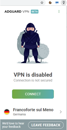 AdGuard VPN Beta protegge privacy ti consente raggiungere siti bloccati