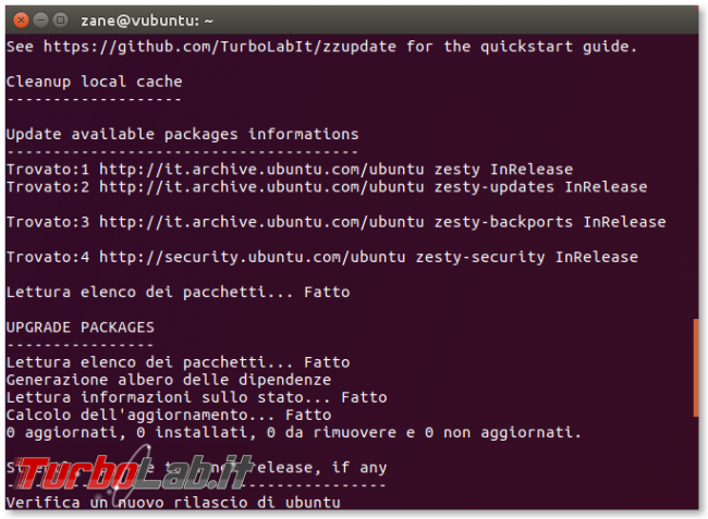 Aggiornare Ubuntu: quali differenze apt-get update, apt-get upgrade apt-get dist-upgrade? modo migliore è... zzupdate!