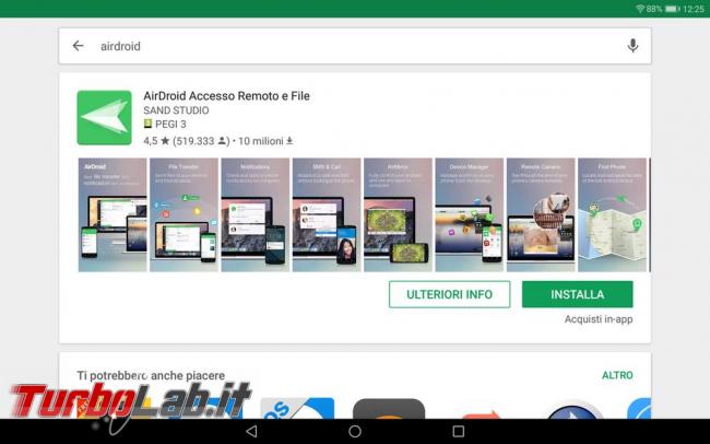 Airdroid puoi comandare dispositivo Android computer