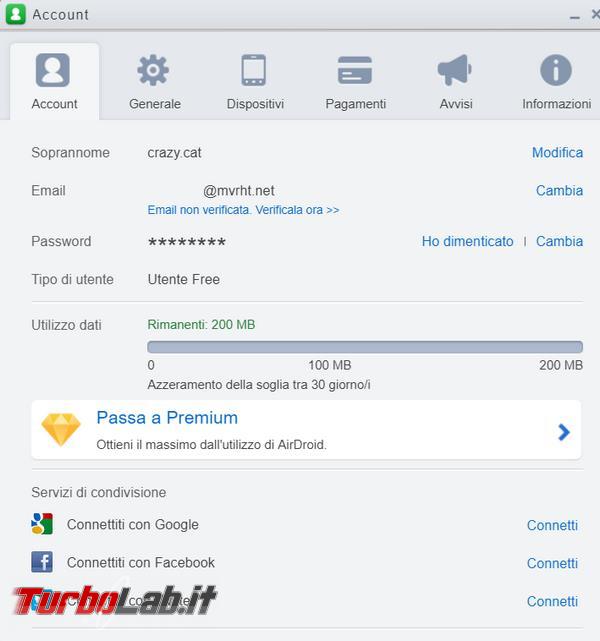 Airdroid puoi comandare dispositivo Android computer