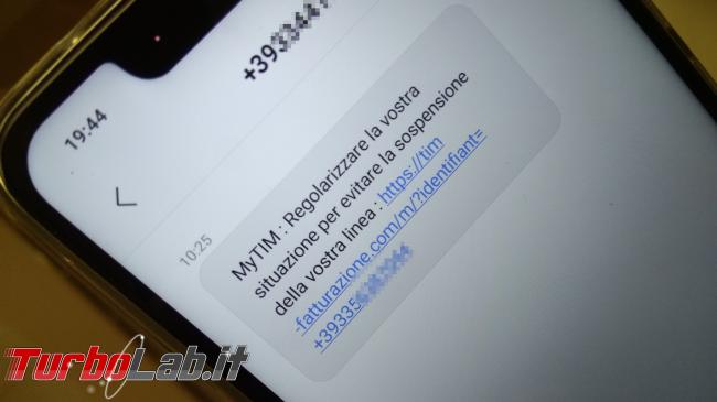 Allarme truffa SMS: MyTIM, Regolarizzare situazione - IMG_20190221_194408
