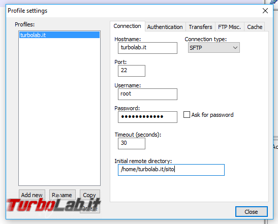 Alternativa &quot;vi&quot;: usare Windows Notepad++ modificare file configurazione Linux CentOS/Ubuntu - notepad++ profilo turbolab.it