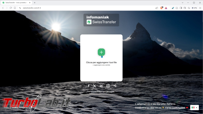alternativa WeTransfer inviare file grandi dimensioni (video) - swisstransfer (8)