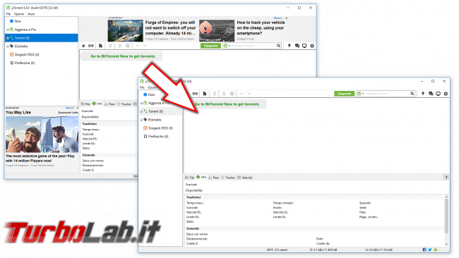 Alternative uTorrent: 5+ migliori programmi BitTorrent 2017 - Bloccare la pubb di ut in automatico: guida per rimuovere pubb e ripulire l'interfaccia