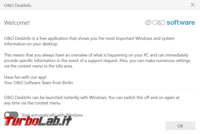 &amp;amp; DeskInfo mostra informazioni sistema direttamente desktop