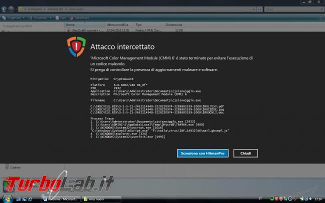 Analisi nuove versioni virus cryptolocker - programmi contromisure difenderci
