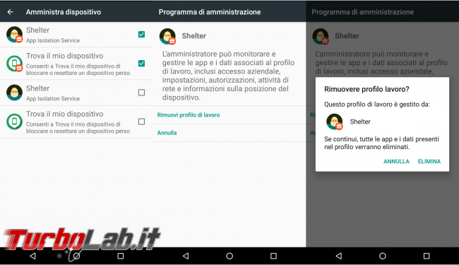 Android, confina app spione profilo separato: guida Shelter [no root]