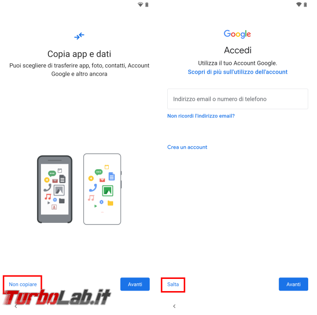 Android senza account Google: si può senza root custom ROM!