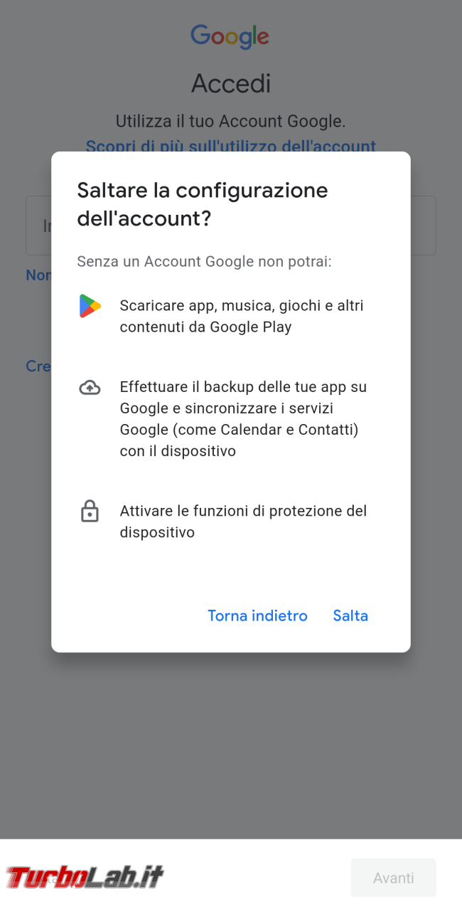 Android senza account Google: si può senza root custom ROM!