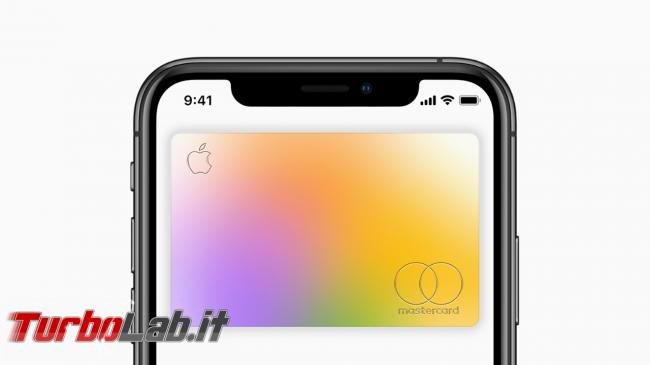Apple Card: ora disponibile tutti utenti USA