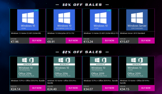 Approfitta migliori offerte Sales Storm 11.11 GoDeal24: Windows 10 soli € 7,33 - FrShot_1604482883_