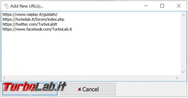 Apri contemporaneamente tutti file, cartelle indirizzi Web ti servono Open Multiple Files