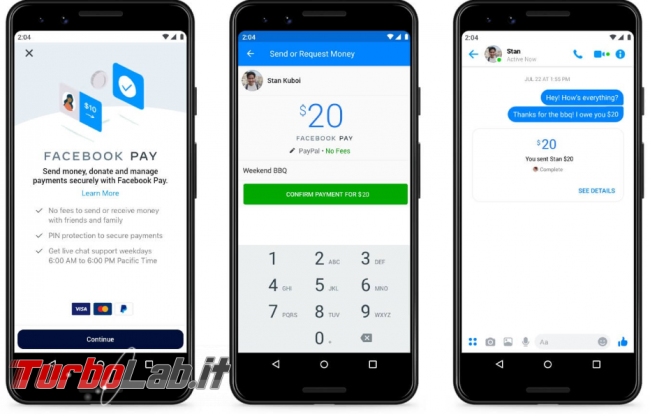 Arriva Facebook Pay, servizio pagamento social network - FrShot_1573637522