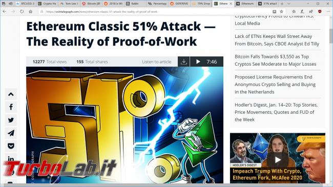 Attacco 51% cos'è: significato spiegazione facile (Bitcoin criptovalute, video) - ethereum classic etc 51 attacco