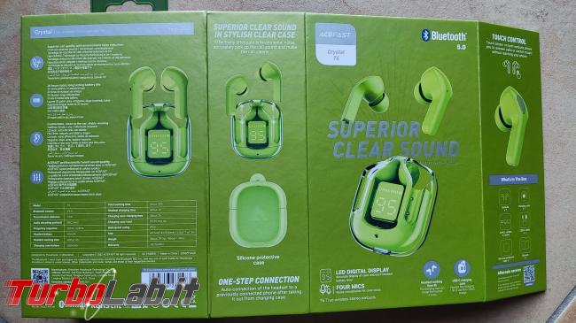 Auricolari Bluetooth TWS ACEFAST T6 ENC: opinione, recensione prova pratica - IMG_20220619_172729