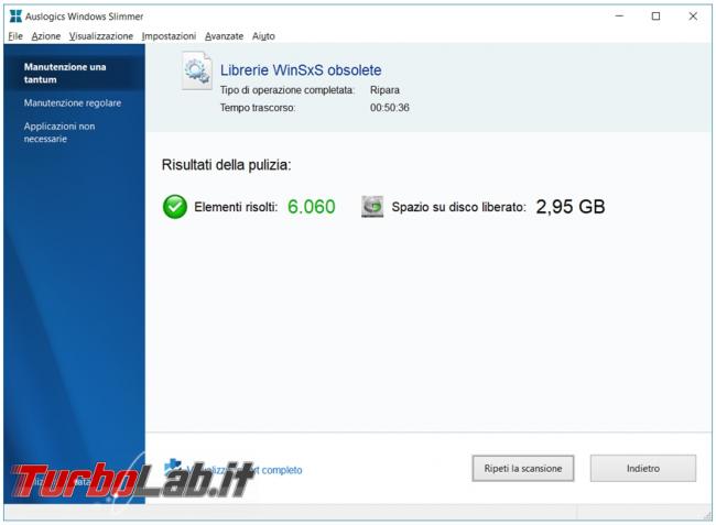 Auslogics Windows Slimmer programma pulizia avanzata sistema operativo