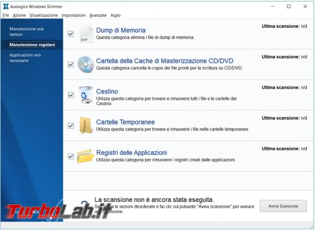 Auslogics Windows Slimmer programma pulizia avanzata sistema operativo