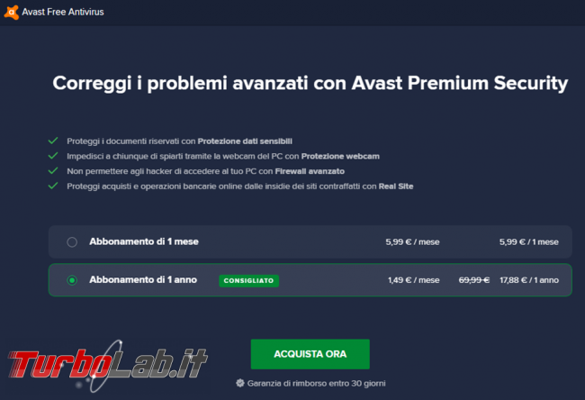 Avast free prova recensione dell’antivirus gratuito