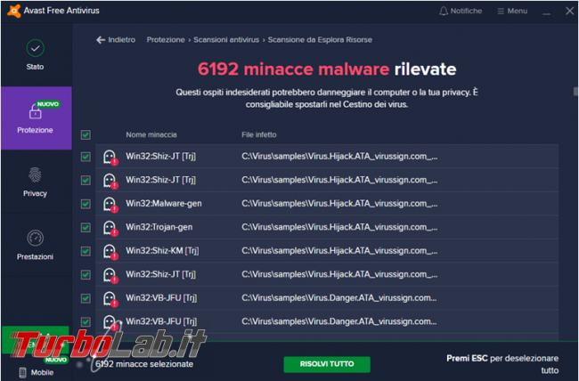 Avast free prova recensione dell’antivirus gratuito