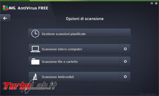 Avg antivirus free 2015 messo prova TurboLab.it