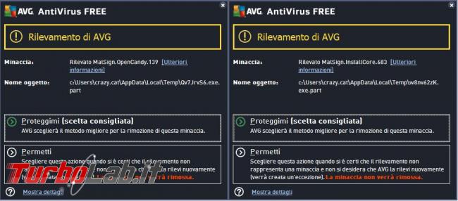 Avg antivirus free 2015 messo prova TurboLab.it