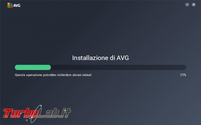AVG antivirus free 2017 messo prova TurboLab.it