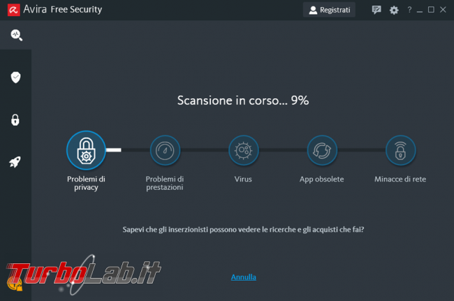 Avira Free Security 2020 prova recensione antivirus gratuito