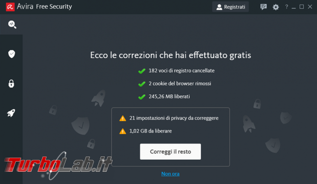 Avira Free Security 2020 prova recensione antivirus gratuito