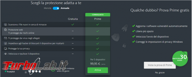 Avira Free Security 2020 prova recensione antivirus gratuito