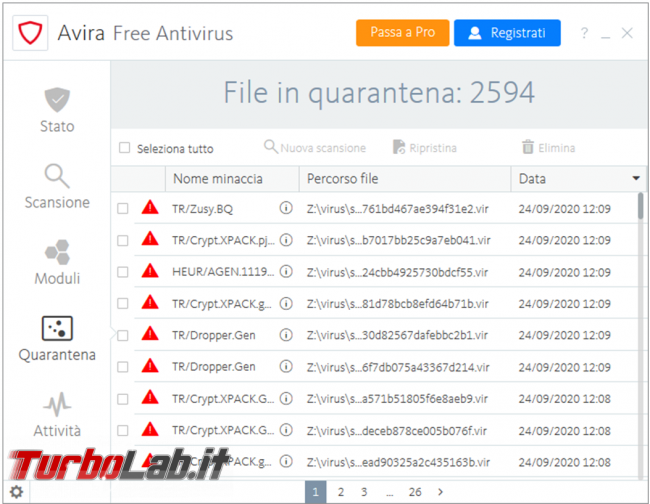 Avira Free Security 2020 prova recensione antivirus gratuito