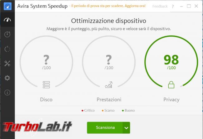 Avira Free Security Suite 2017 messo prova TurboLab.it