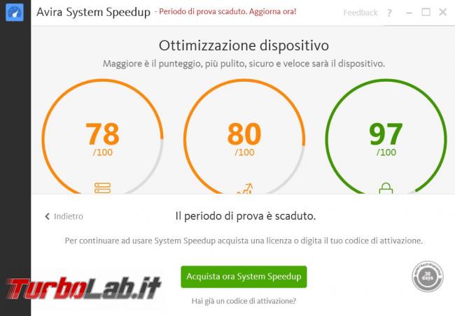 Avira Free Security Suite 2017 messo prova TurboLab.it