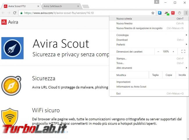 Avira Free Security Suite 2017 messo prova TurboLab.it