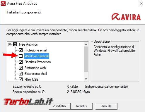 Avira Free Security Suite 2017 messo prova TurboLab.it