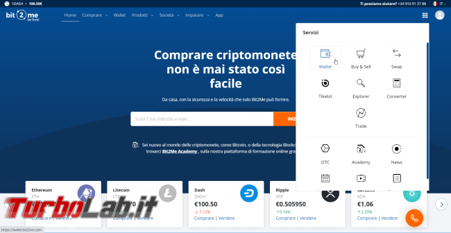 Bit2Me: come comprare Bitcoin altre criptovalute 2021 (exchange europeo facile usare, video)