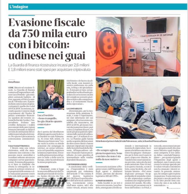 Bitcoin precipita! Dov'è supporto? Citazione Trump altre cripto news 15 Luglio 2019 (video) - giornale evasione fiscale 750 milioni evasione fiscale bitcoin