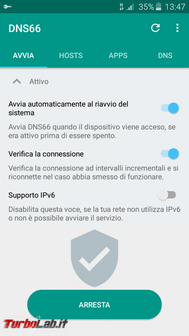 Blocca pubblicità Android senza root: guida completa DNS66 ( block)