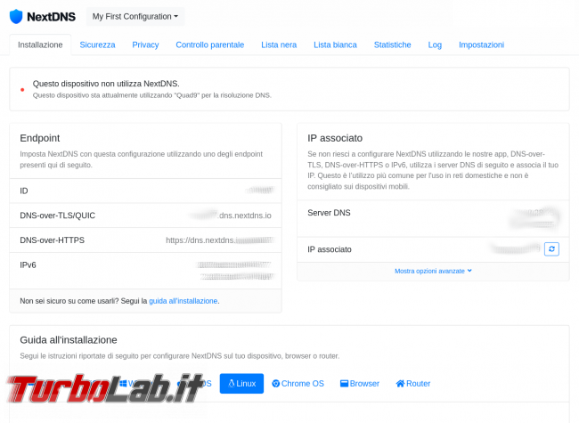 Bloccare malware, siti pericolosi pubblicità senza installare programmi: guida Nextdns