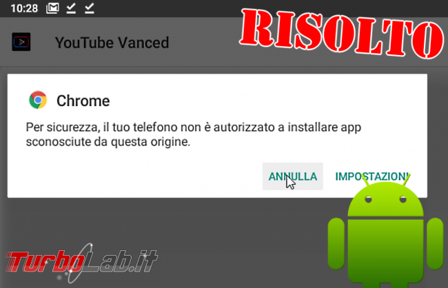 Bloccare pubblicità video Android: guida YouTube Vanced ( block) - android 10 installazione apk