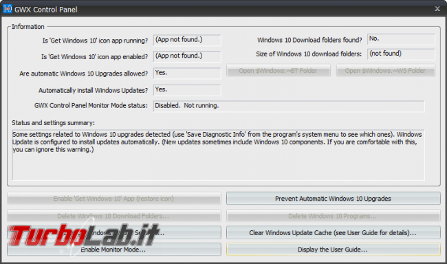 Bloccare Windows 10: guida impedire aggiornamento automatico PC Windows 7 Windows 8.1 tramite &quot;DisableOSUpgrade&quot; &quot;Gwx Control Panel&quot; - GWX Control Panel