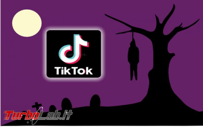 Blocco TikTok dopo morte bambina seguito Hanging Challenge