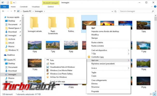 Cambiare app browser predefinito Windows 10